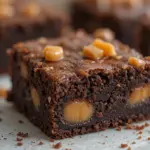 Chocolate Brownies With Caramel Pieces