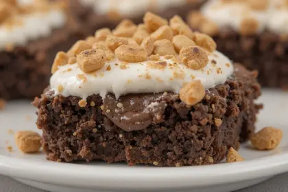 S'mores Brownies With Reese's