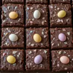 Chocolate Brownies With Mini Eggs