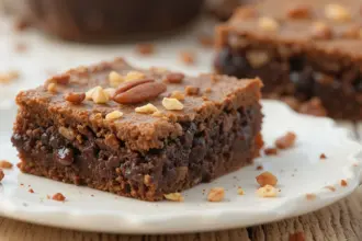 Pecan Pie Brownies With Nuts