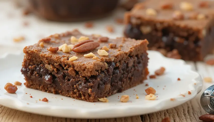 Pecan Pie Brownies With Nuts