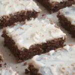 Raw Brownies With Frosting