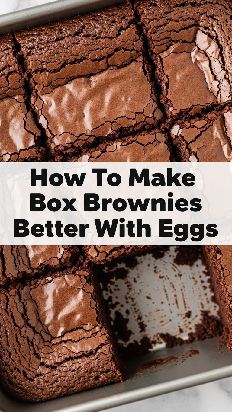 How To Make Box Brownies Better With Eggs