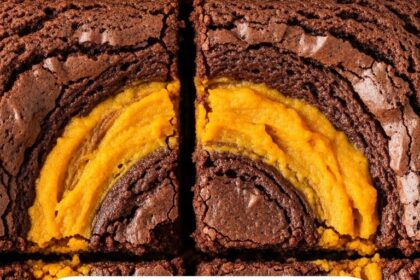 Pumpkin Brownies With Pumpkin Puree