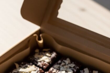 Box Of Brownies With Coconut