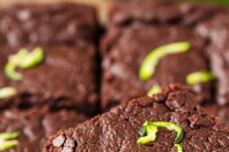 Zucchini Brownies With Espresso