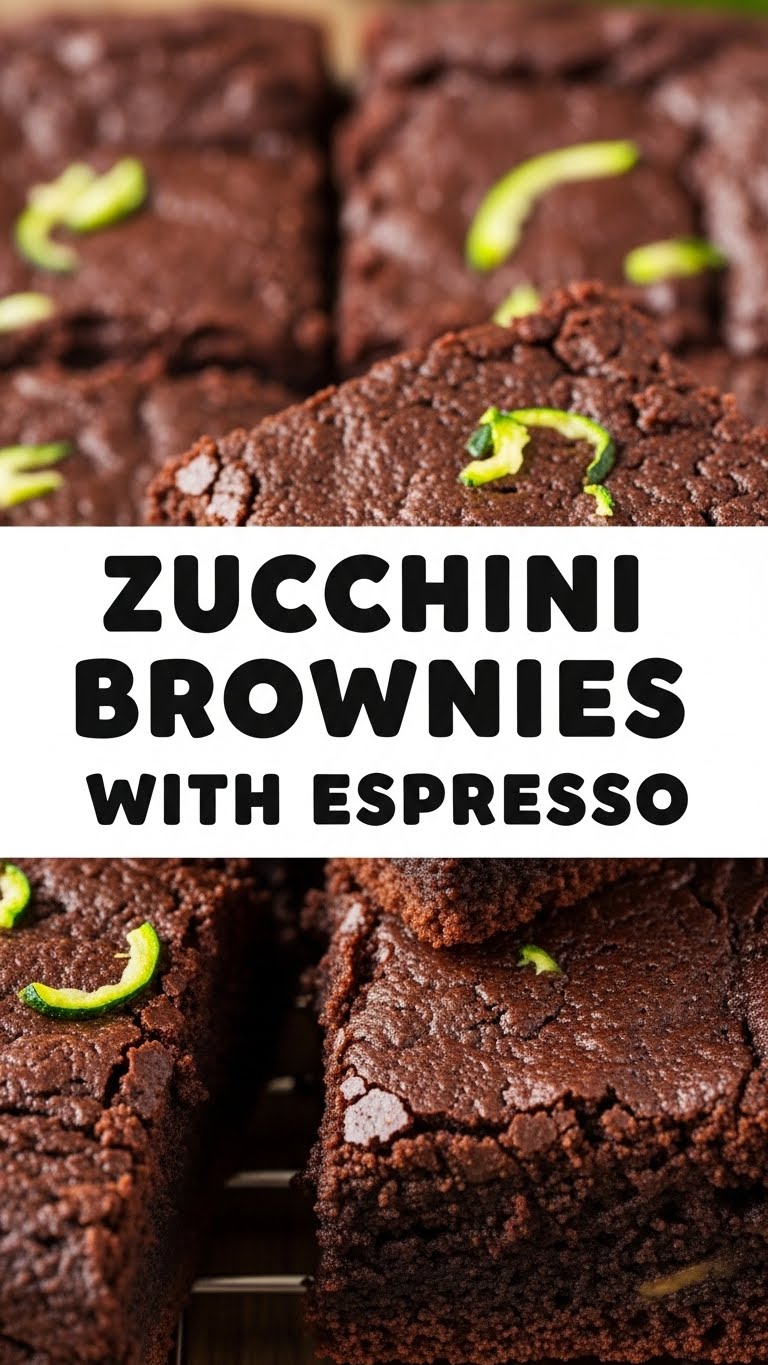 Zucchini Brownies With Espresso