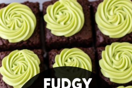 Fudgy Avocado Brownies With Avocado Frosting