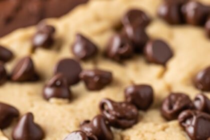 Brownies With Cookie Dough Topping