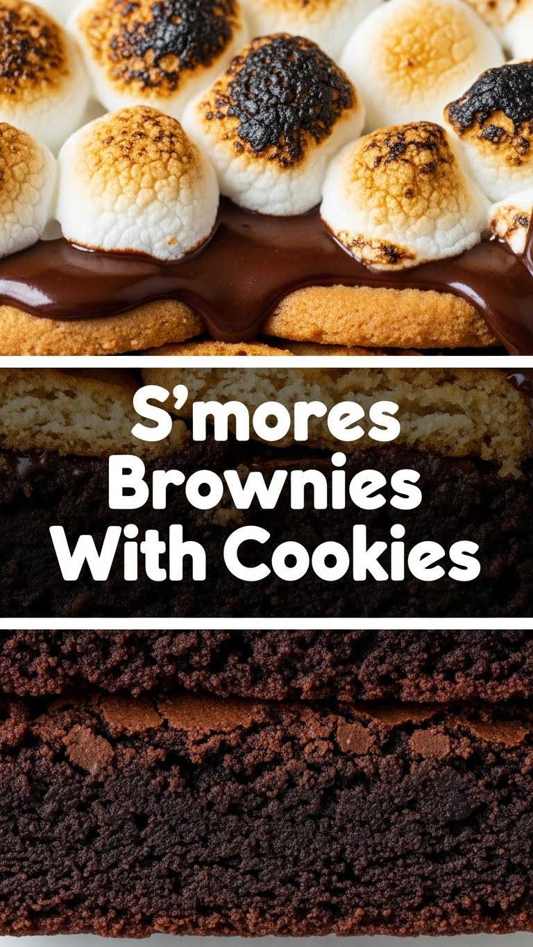 S'mores Brownies With Cookies