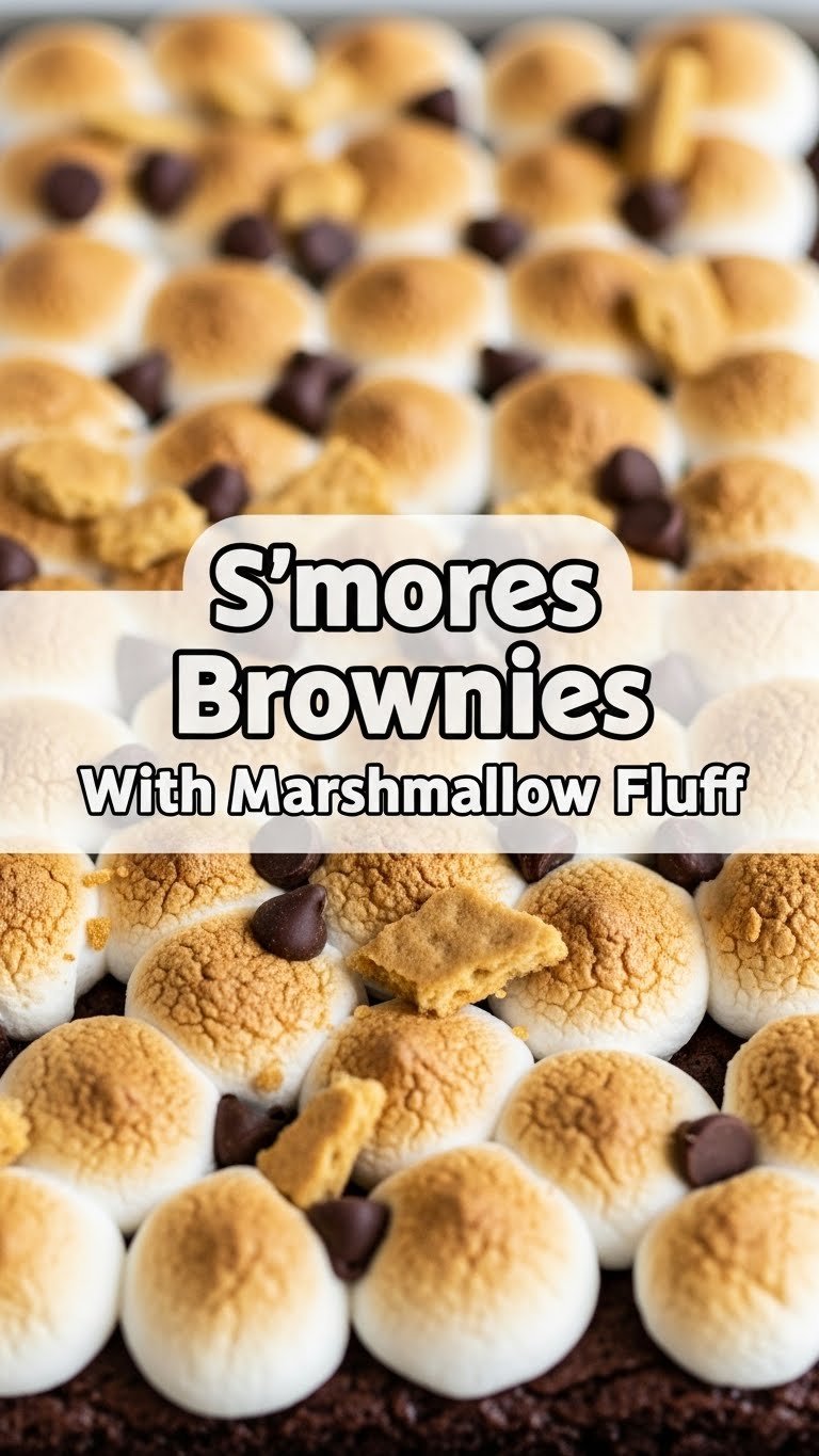 S'mores Brownies With Marshmallow Fluff