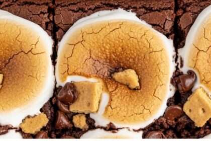 S'mores Brownies With Torched Frosting