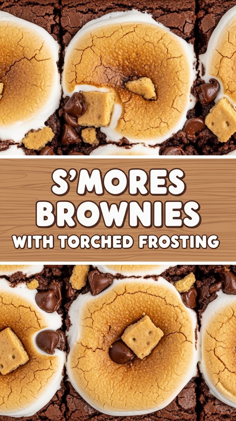 S'mores Brownies With Torched Frosting