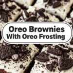 Oreo Brownies With Oreo Frosting