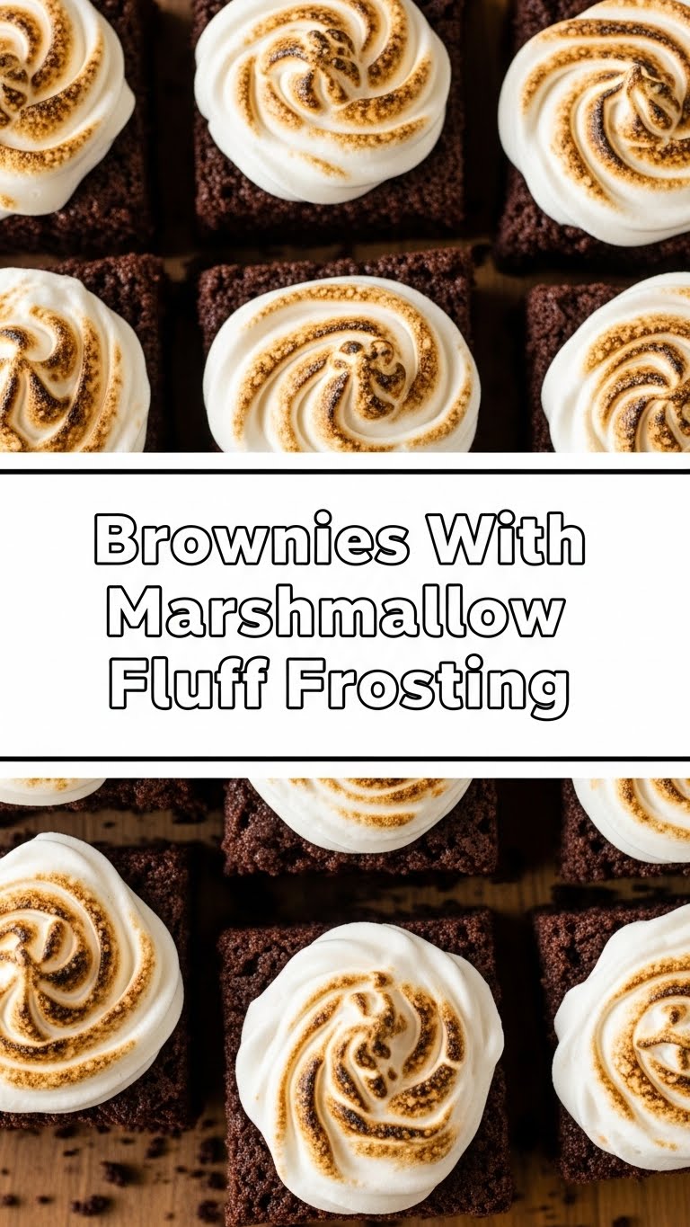 Brownies With Marshmallow Fluff Frosting