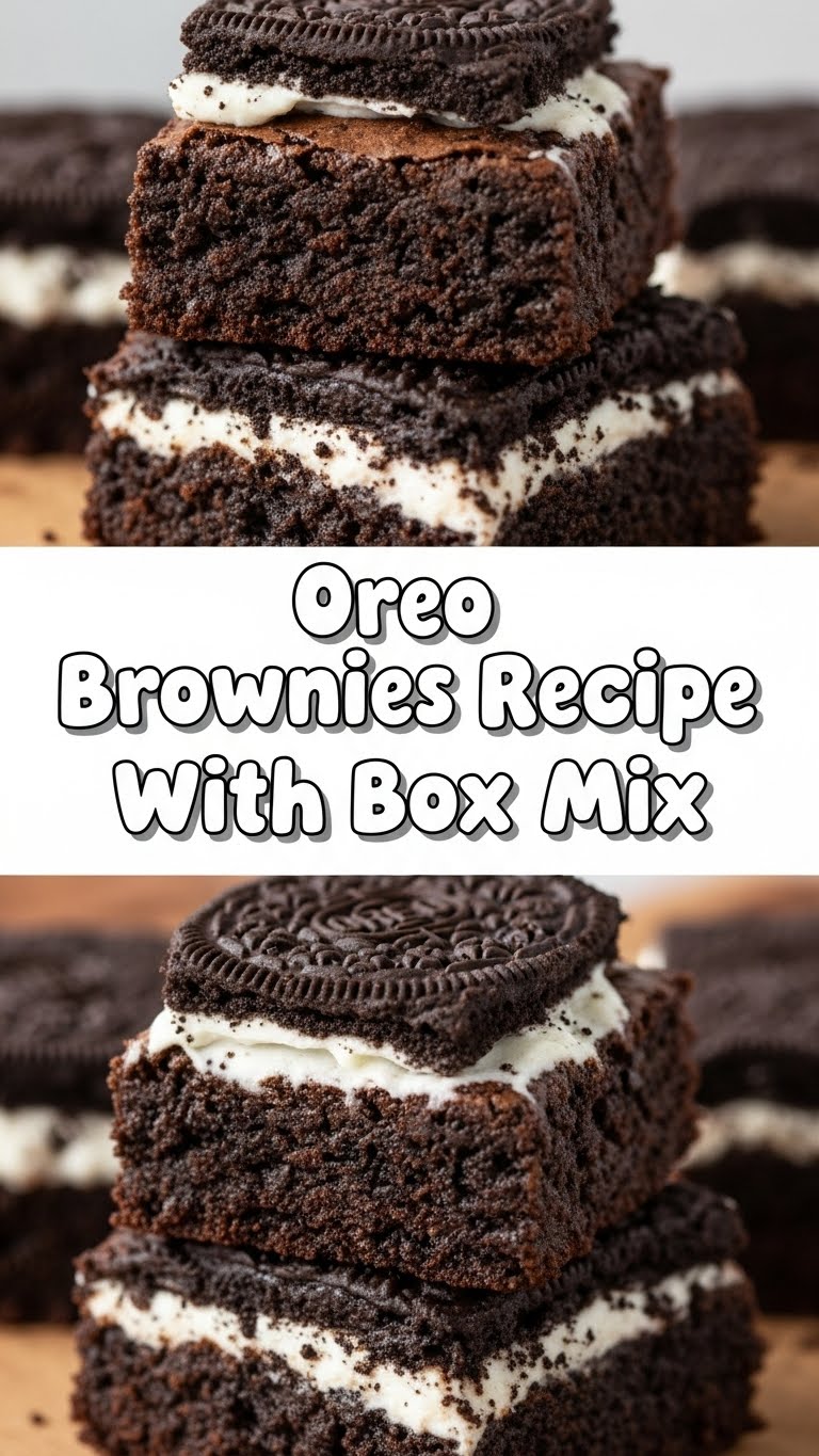 Oreo Brownies Recipe With Box Mix
