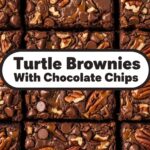 Turtle Brownies With Chocolate Chips