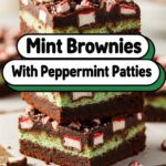 Mint Brownies With Peppermint Patties