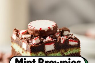 Mint Brownies With Peppermint Patties