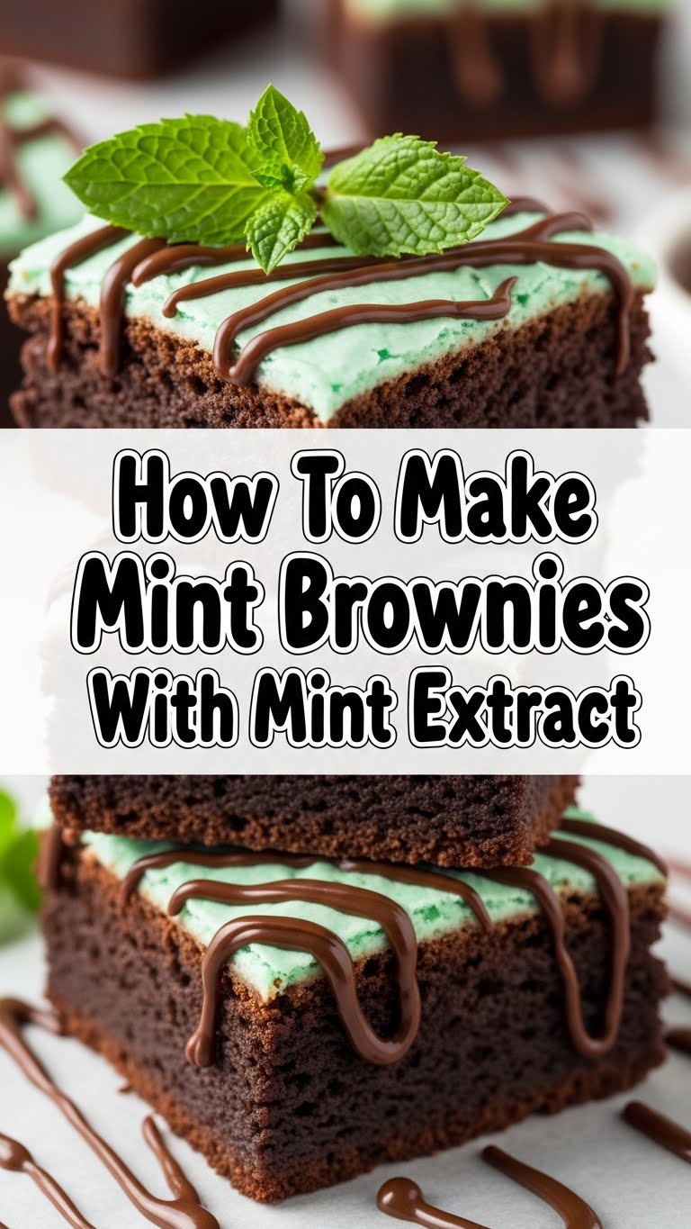 How To Make Mint Brownies With Mint Extract