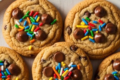 Chocolate Chip Cookies With Sprinkles