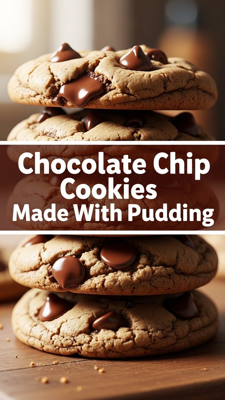 Chocolate Chip Cookies Made With Pudding