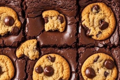 Brownies With Chocolate Chip Cookies