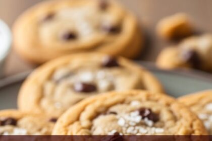 Chocolate Chip Cookies With Salt On Top