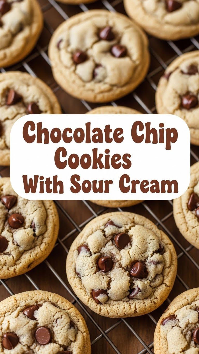 Chocolate Chip Cookies With Sour Cream