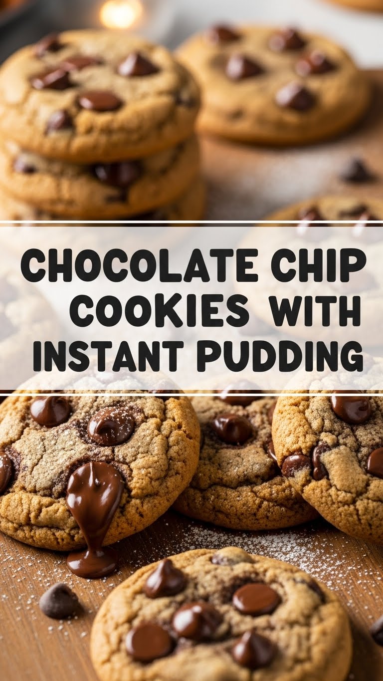 Chocolate Chip Cookies With Instant Pudding