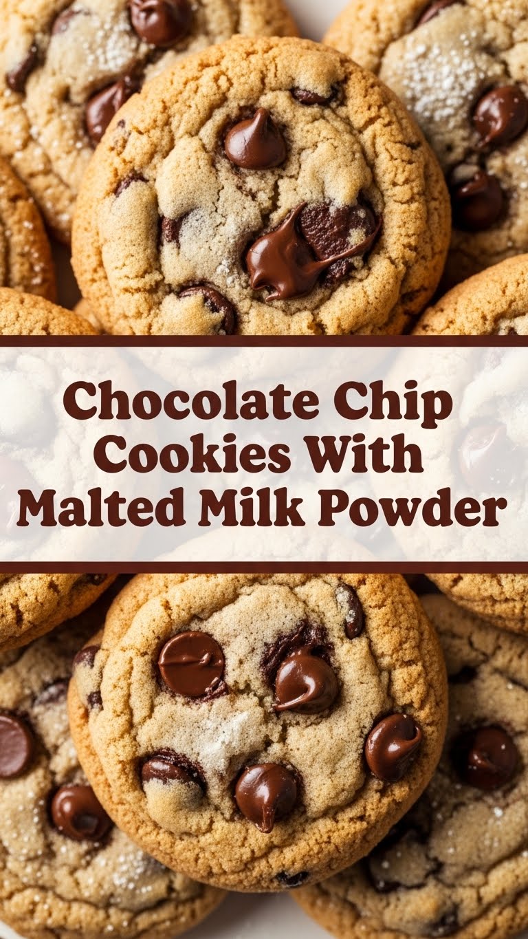Chocolate Chip Cookies With Malted Milk Powder
