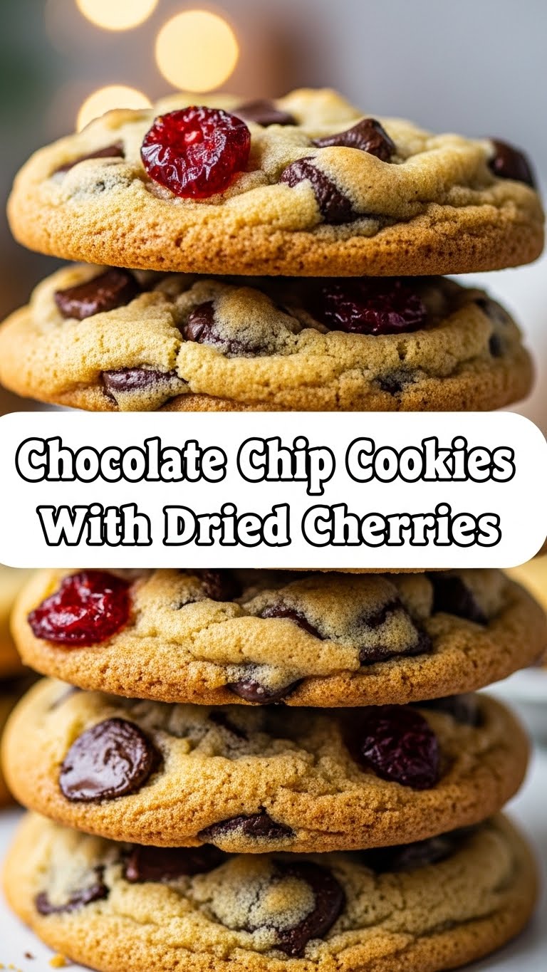 Chocolate Chip Cookies With Dried Cherries