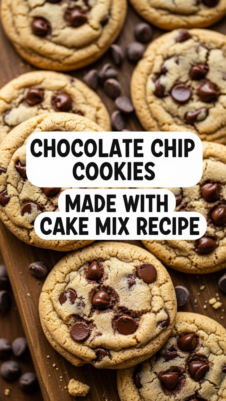Chocolate Chip Cookies Made With Cake Mix Recipe