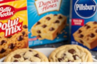 Chocolate Chip Cookies With Cake Mix Boxes