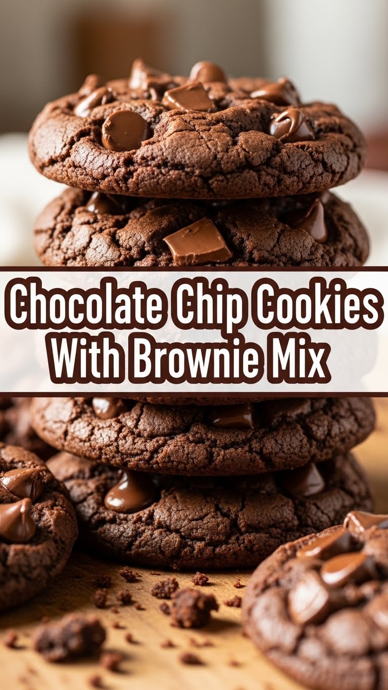 Chocolate Chip Cookies With Brownie Mix
