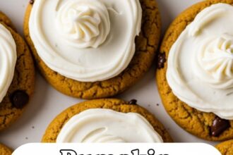 Pumpkin Chocolate Chip Cookies With Cream Cheese
