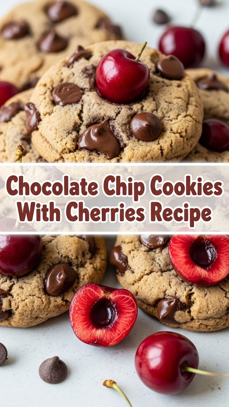 Chocolate Chip Cookies With Cherries Recipe