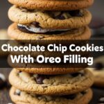 Chocolate Chip Cookies With Oreo Filling