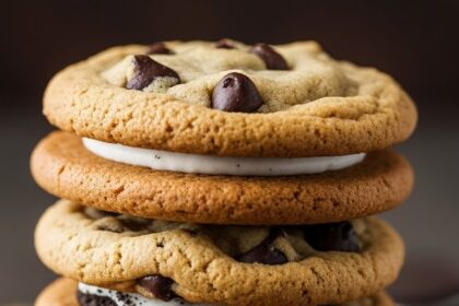 Chocolate Chip Cookies With Oreo Filling