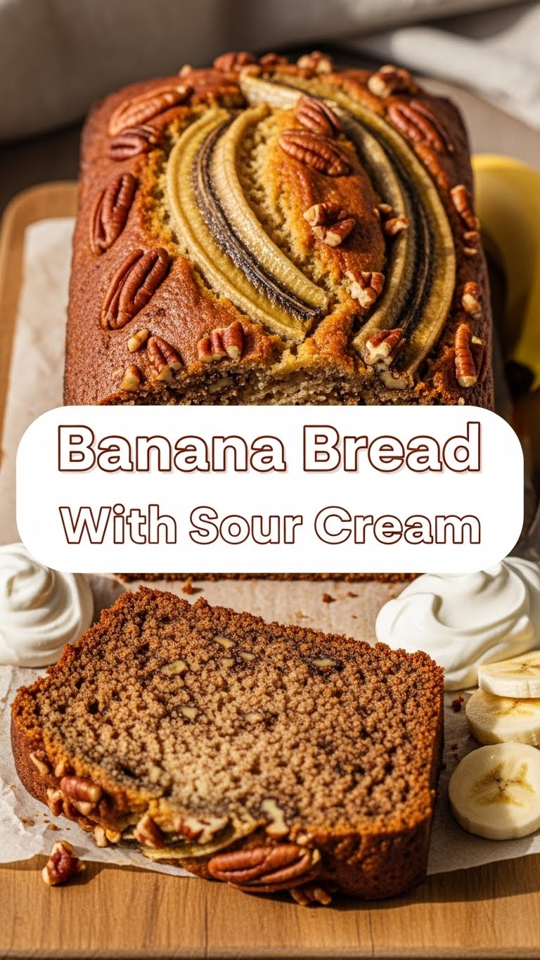 Banana Bread With Sour Cream