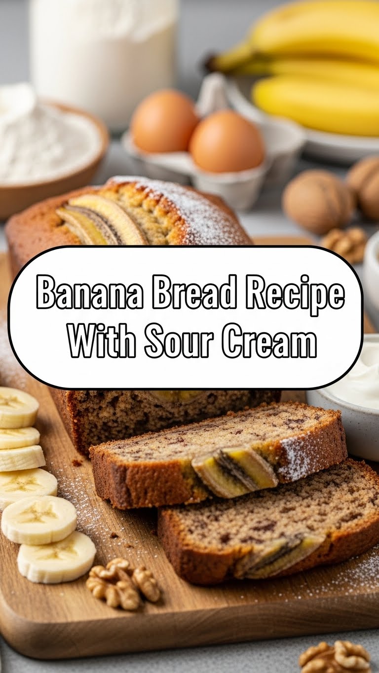 Banana Bread Recipe With Sour Cream