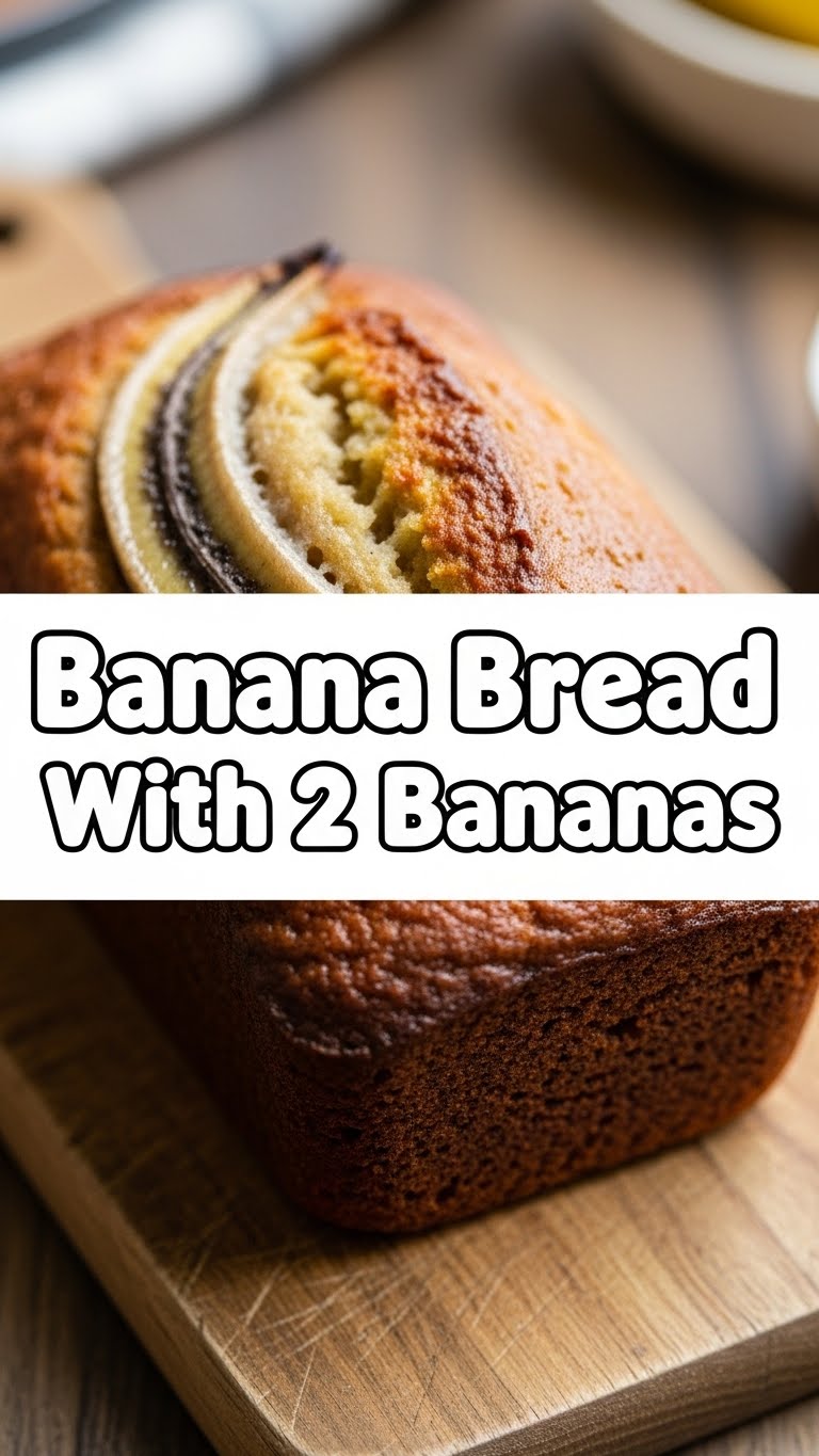 Banana Bread With 2 Bananas
