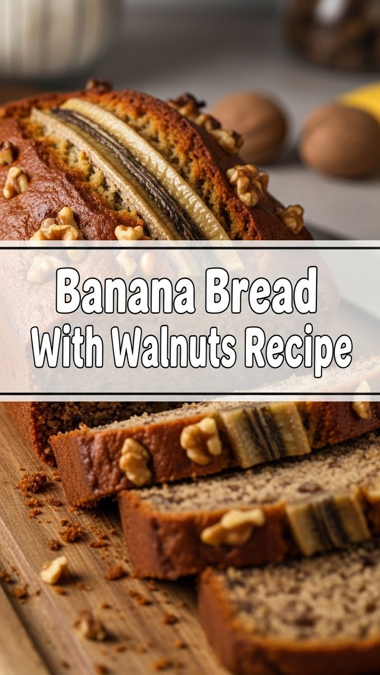 Banana Bread With Walnuts Recipe