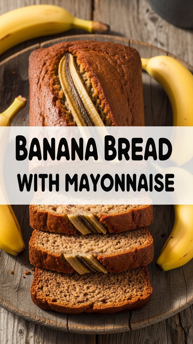 Banana Bread With Mayonnaise