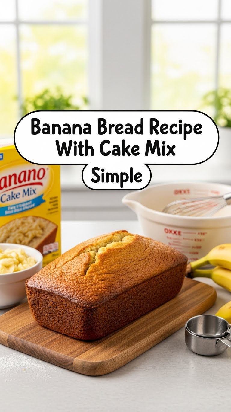 Banana Bread Recipe With Cake Mix Simple