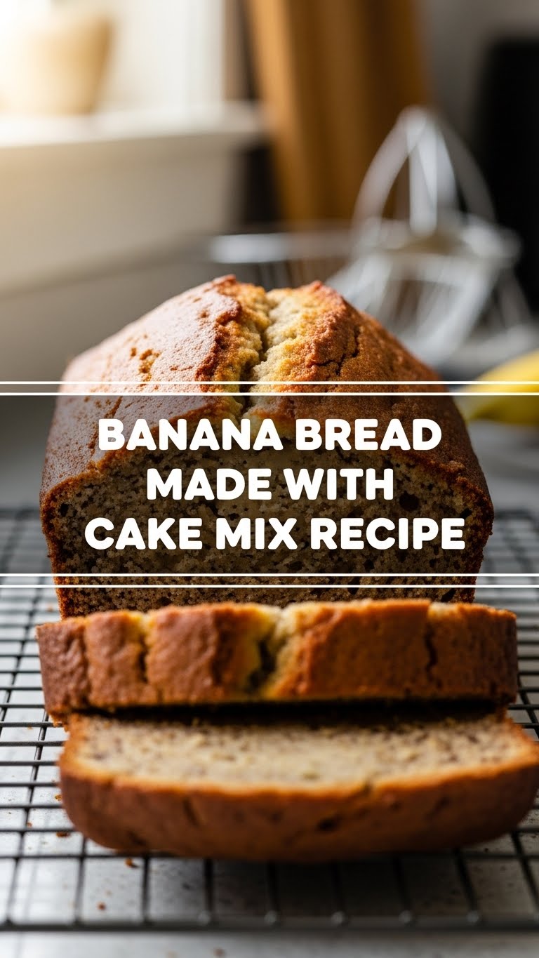 Banana Bread Made With Cake Mix Recipe