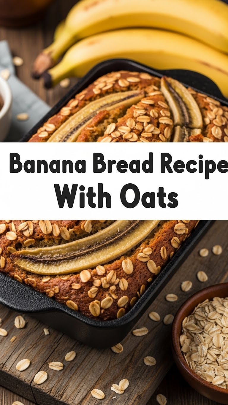 Banana Bread Recipe With Oats