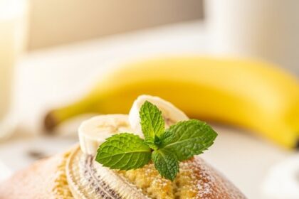 Banana Bread With Yellow Cake