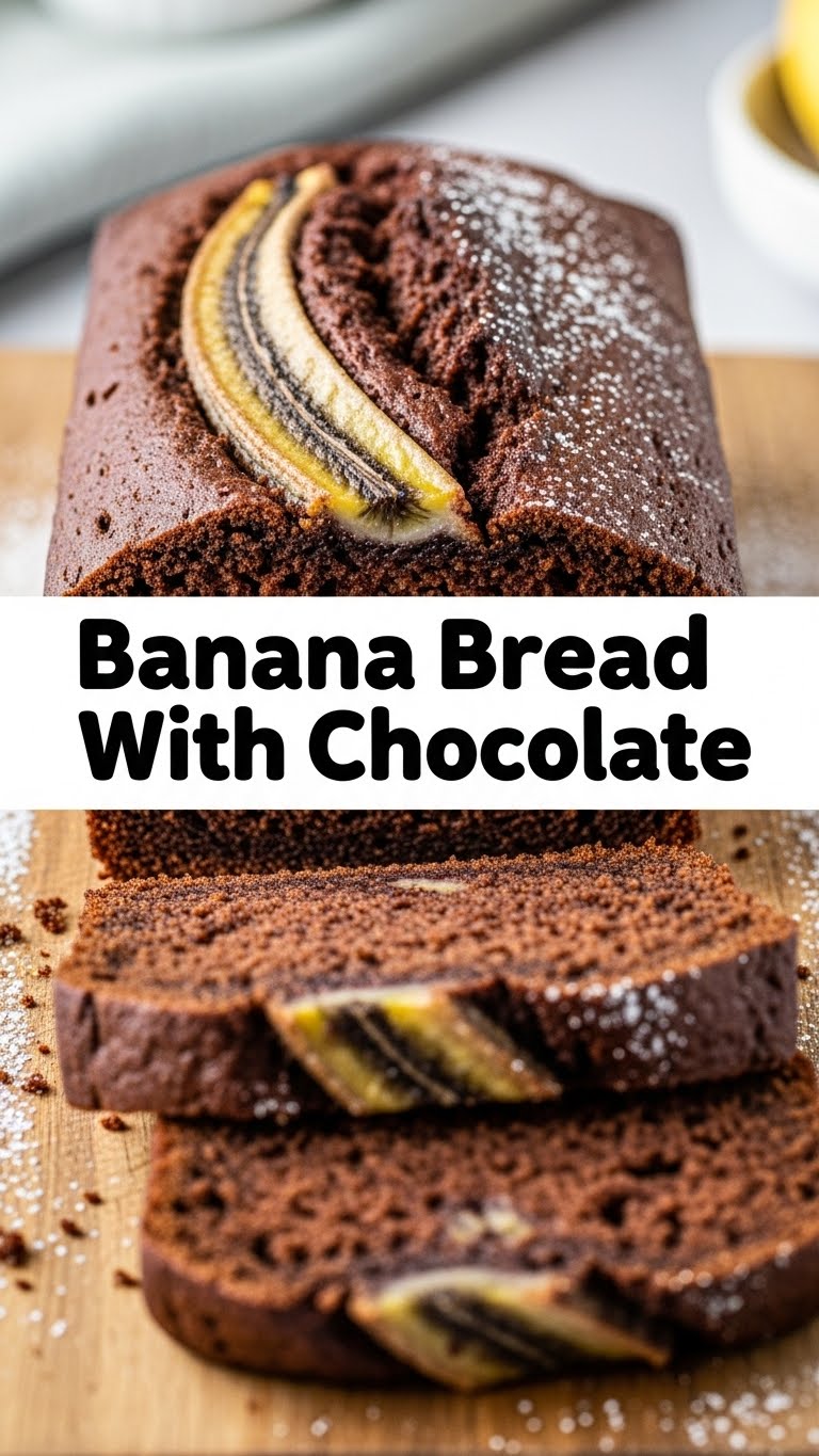 Banana Bread With Chocolate