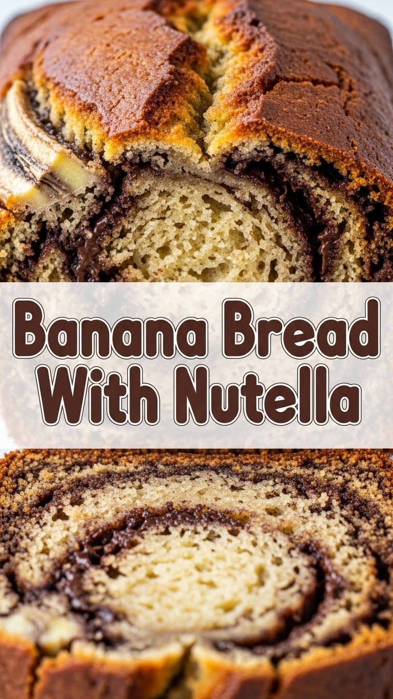 Banana Bread With Nutella